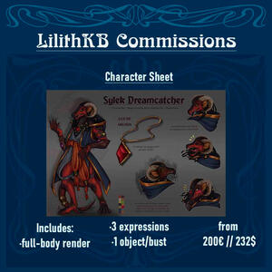 Commissions: Character Sheet